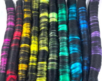 Black Rainbow Rolags