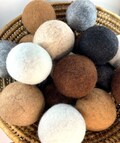 Alpaca dryer balls - set of 4 in gift bag