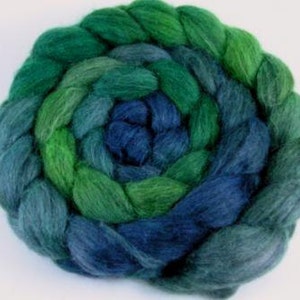 Spinning Fiber - Baby Alpaca Combed Top / Roving - Evergreen