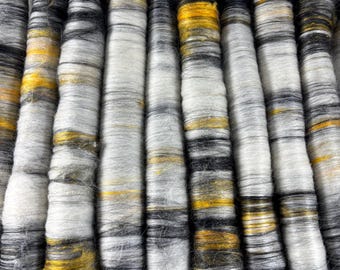Alpaca, Cashmere & Silk Rolags - Aspens