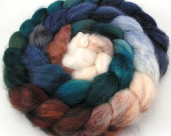 Spinning Fiber - Baby Alpaca Combed Top / Roving 4 oz - Winter Gorge