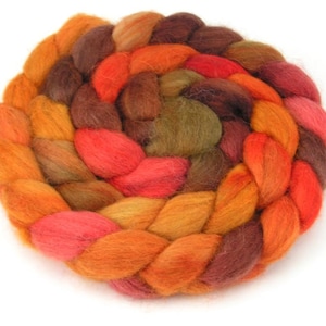 Baby Alpaca Combed Top - Pumpkin Pie