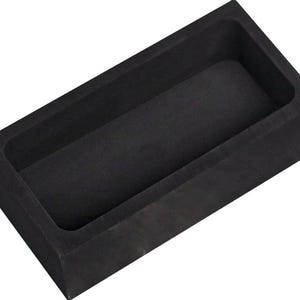 1kg Graphite Ingot Molds,Metal Melting Refining Tools for Casting Gold Silver...
