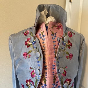 Men&#39;s 18th Century, 1780s French Court Ensemble -  Made To Order SIZES 34 to 56