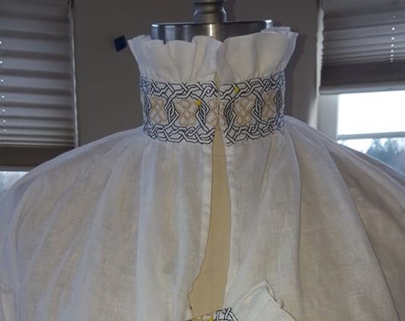 Mid-Thigh Length 100% Italian Handkerchief Linen Shirt, Men's Renaissance, Elizabethan, Tudor, Costume,  (Made To Order)