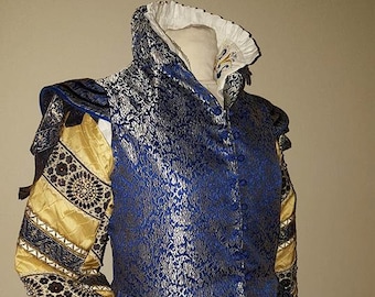 Women's PLUS SIZED Renaissance Dress, Elizabethan, Tudor, Italian Doublet, Costume - (Custom Made to Order) Fabrics NOT Included