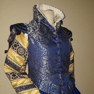 Women&#39;s Renaissance Dress, Elizabethan, Tudor, Italian Doublet, Costume, Bridal Gown  -  (Made To Order) LABOR FEES