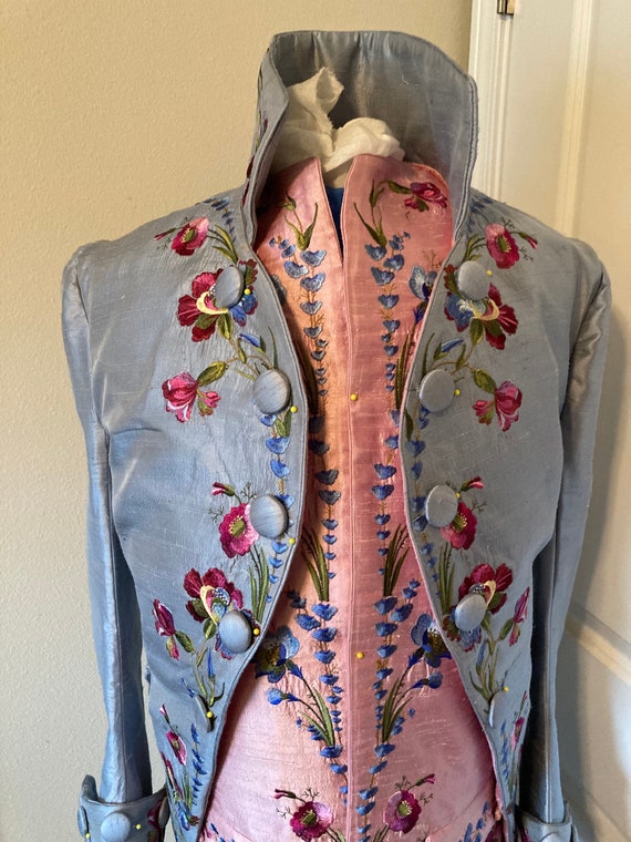 Men's 18th Century, 1780s French Court Ensemble -  Made To Order SIZES 34 to 56