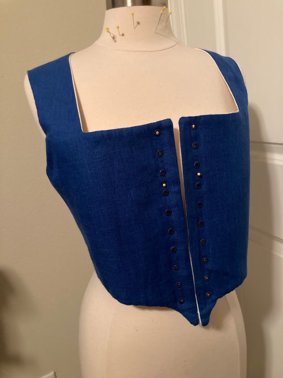 Custom, Hand Drafted PATTERN, Working Class Tudor, Renaissance Bodice.