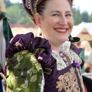 Women's Elizabethan Costume, Bridal Gown, Renaissance Dress (Made To Order)  LABOR FEES