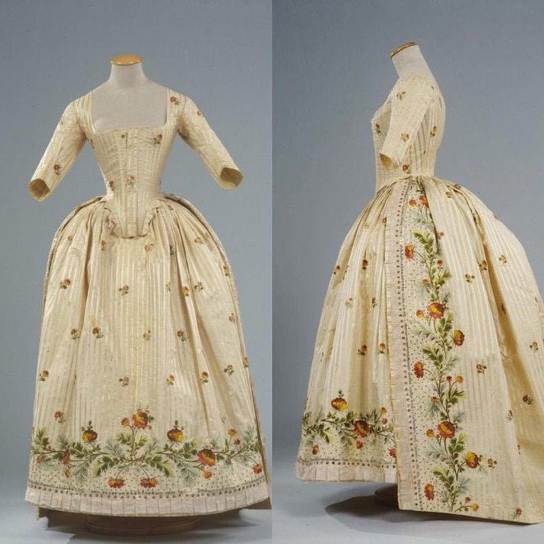 18th Century Fashion: Dresses – La France Sauvée Ou Le Tyran
