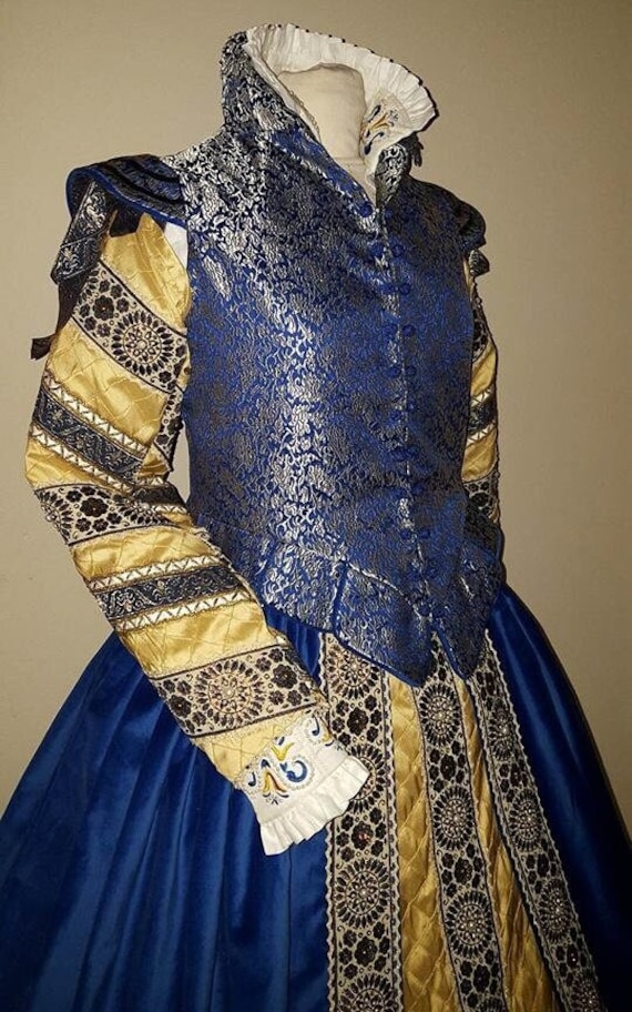 Women's Renaissance Dress, Elizabethan, Tudor, Italian Doublet, Costume, Bridal Gown  -  (Made To Order) LABOR FEES