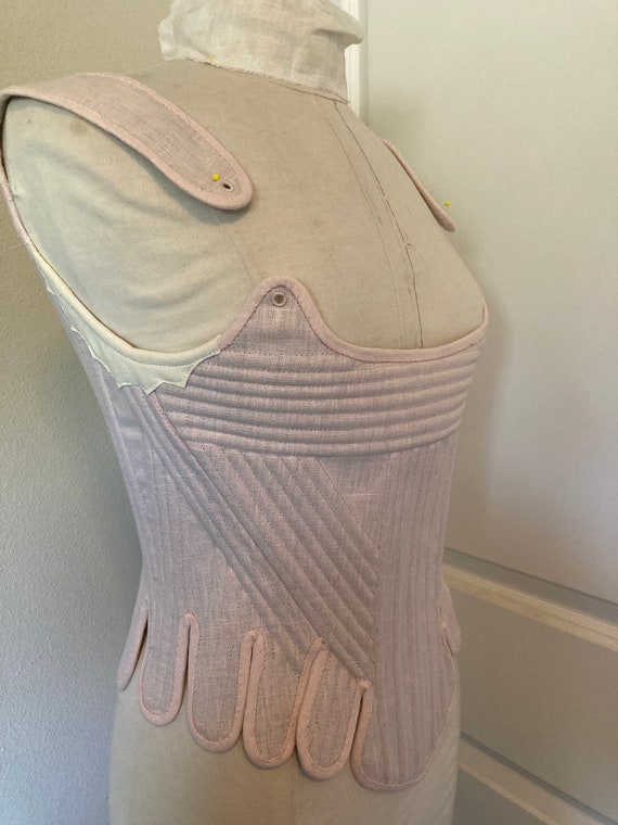 Women's 18th Century Stays, 18th Century Corset, FULLY BONED - Custom Made in USA = No Risky Overseas Purchase.