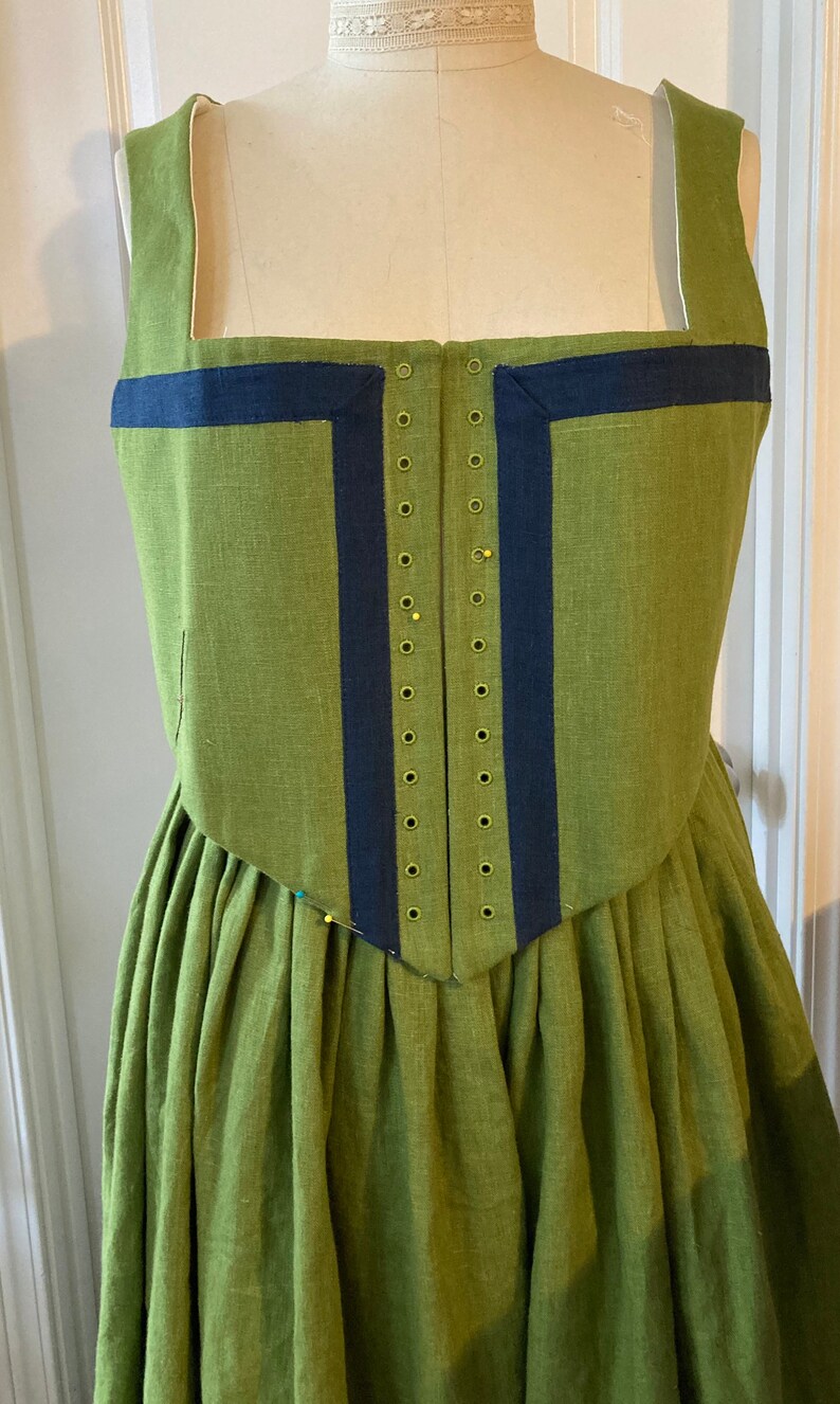 Women's 3 Piece Elizabethan Kirtle Renaissance Dress Etsy