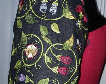 Embroidered Pinner Sleeves, Women's Elizabethan, Renaissance, Tudor - MADE TO ORDER