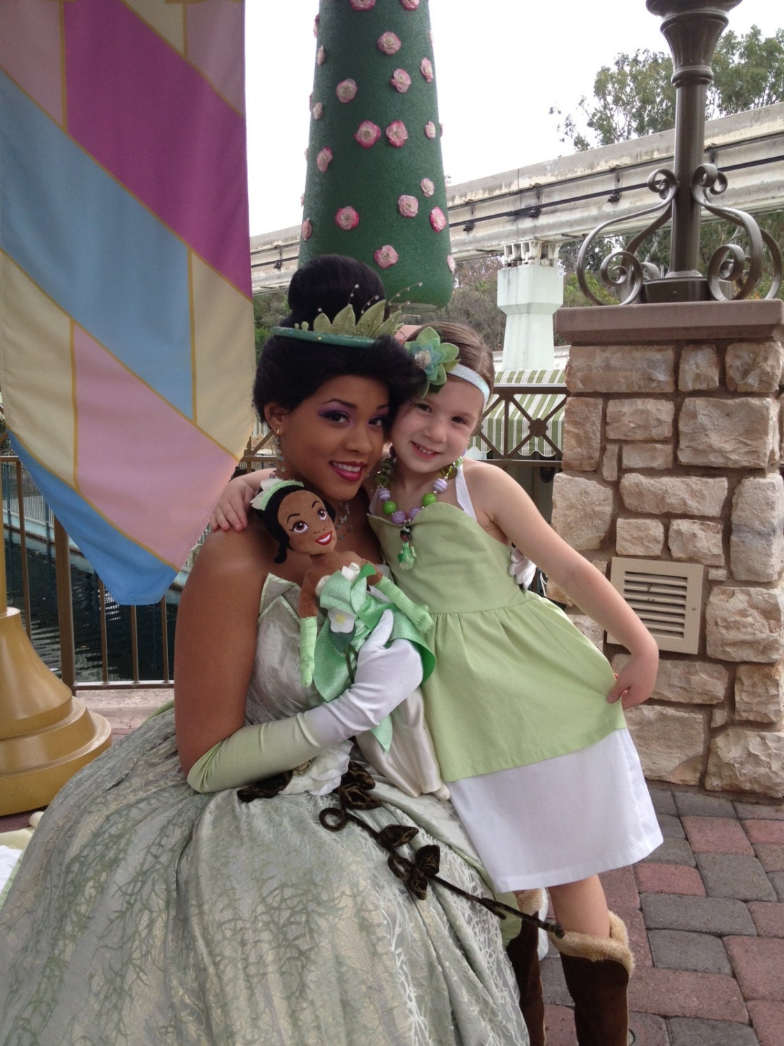 princess tiana dog costume