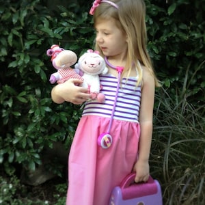 DOC MCSTUFFINS Inspired Sweetheart Dress/RTS 5