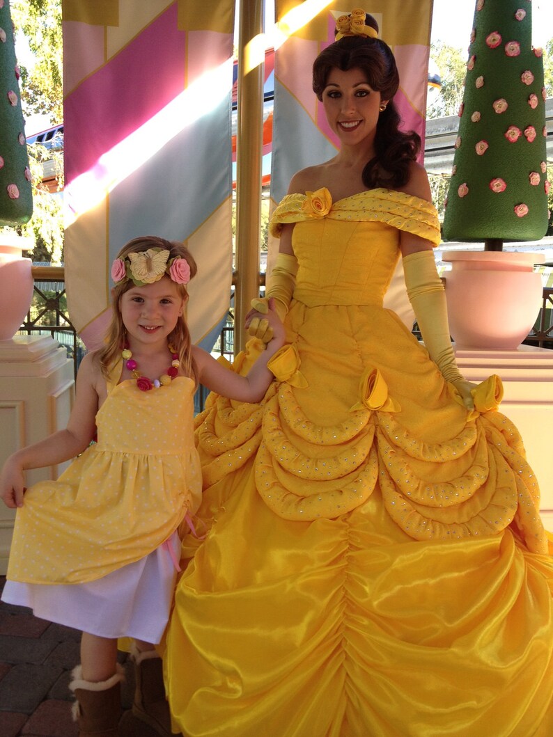 belle inspired dress
