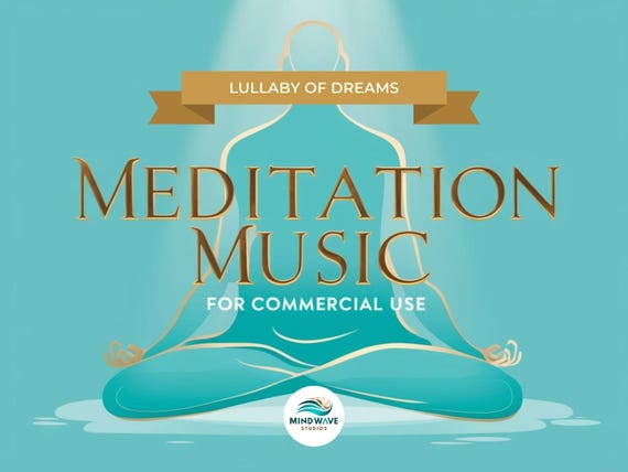 Royalty-Free Relaxation & Meditation Music Track "Lullaby of Dreams" with Nature Sounds for Yoga, Healing, Stress Relief and Sleep