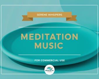 Royalty-Free Relaxation & Meditation Music Track "Serene Whsipers" with Nature Sounds for Yoga, Healing, Stress Relief and Sleep