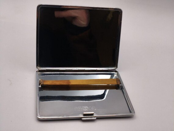 Vintage Cigarette Case – Engine Turned – Initials… - image 6