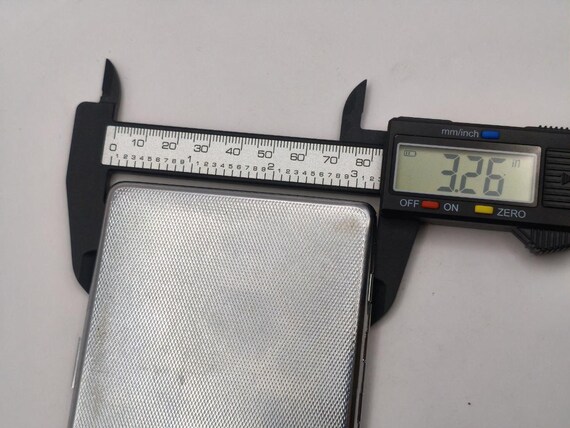 Vintage Cigarette Case – Engine Turned – Initials… - image 10