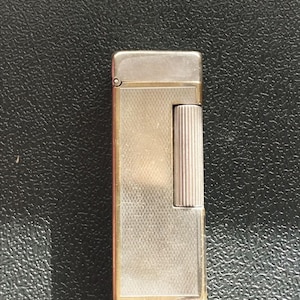 Vintage Dunhill Rollalite Petrol Lighter – Made in Switzerland – 1940-1950s Serviced Collectible