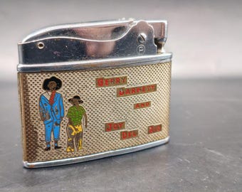 Encendedor automático Penguin vintage – Fabricado en Japón – Modelo excepcional – Diseño gráfico exclusivo