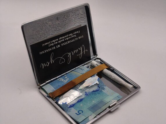 Vintage Cigarette Case – Engine Turned – Initials… - image 8