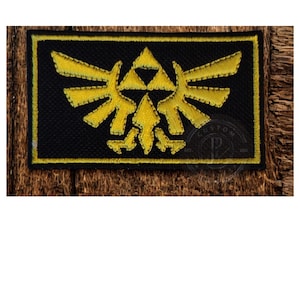 Hylian Crest Patch: Embroidered Triforce Eagle - Legend of Zelda