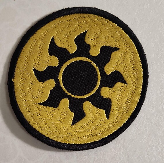 MTG ホワイトマナパッチ - ゲーマー刺繍の太陽のシンボル - Etsy 日本