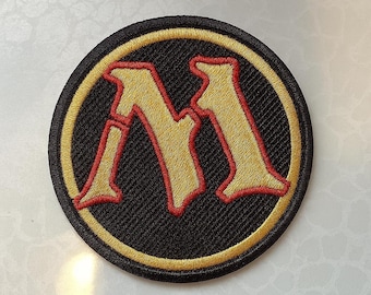 Magic: The Gathering “M” Emblem Patch | Embroidered Iron-On or Sew-On Badge