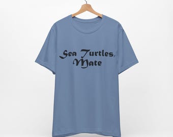 Camiseta de tortugas marinas, camiseta de pareja, camiseta divertida de piratas, camiseta de papá, camiseta de parque temático
