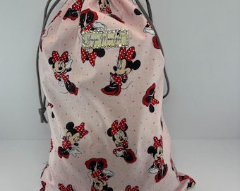 Trendy Minnie Mouse Athletic Drawstring Bag for any Special Occasions