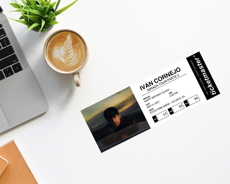 Editable Ivan Cornejo Mirada Ticket | Ivan Cornejo Mirada Tour Concert