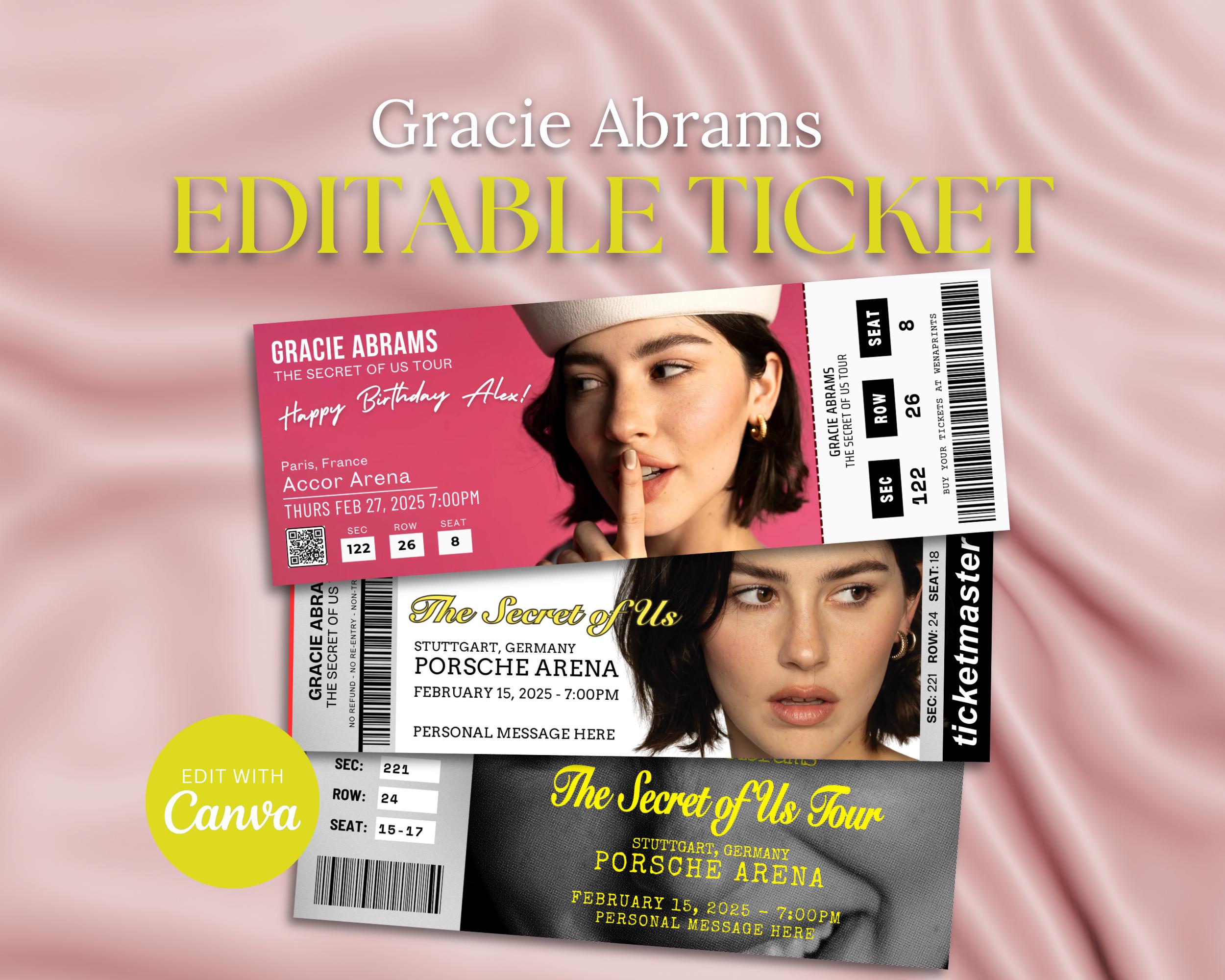 グレイシーエイブラムス-LiveFrRadioCityMusicHallポスター Gracie Abrams - Live From Radio City Music Hall [2-lp]