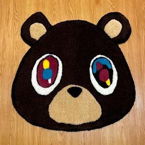Kanye West “graduation” Bear Tufted Rug - Etsy