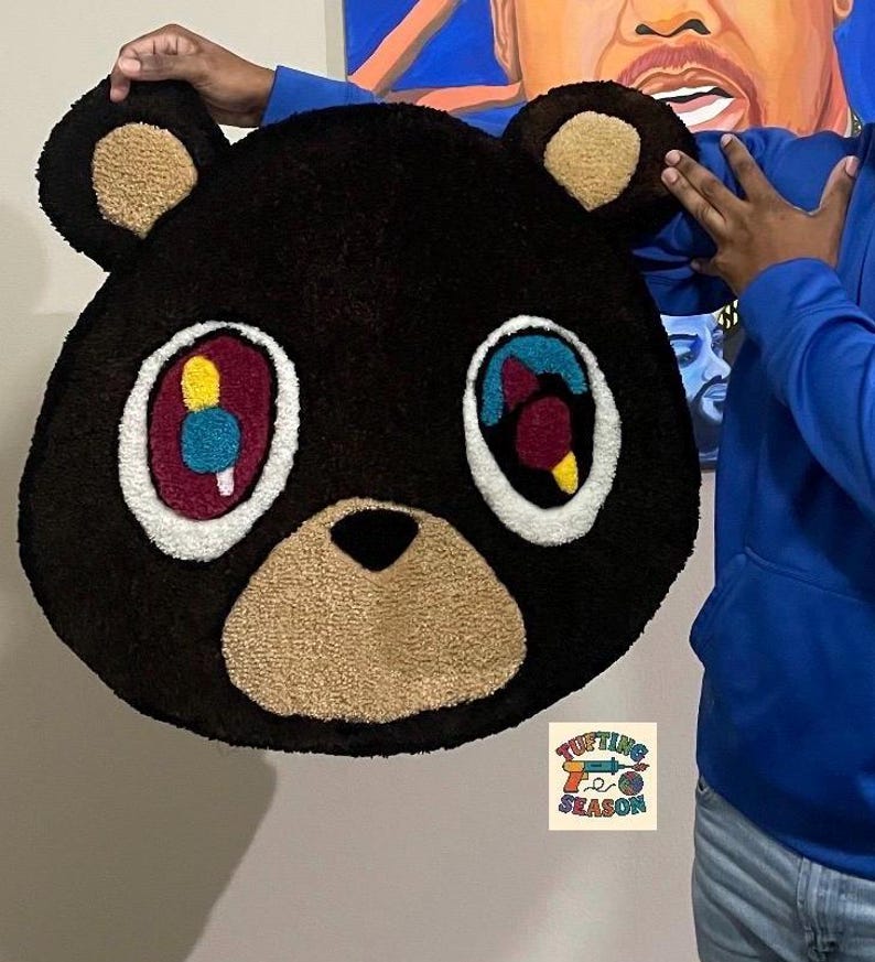 Kanye West “graduation” Bear Tufted Rug - Etsy