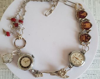 Assemblage Jewelry, Antique Watches, Paris Necklace