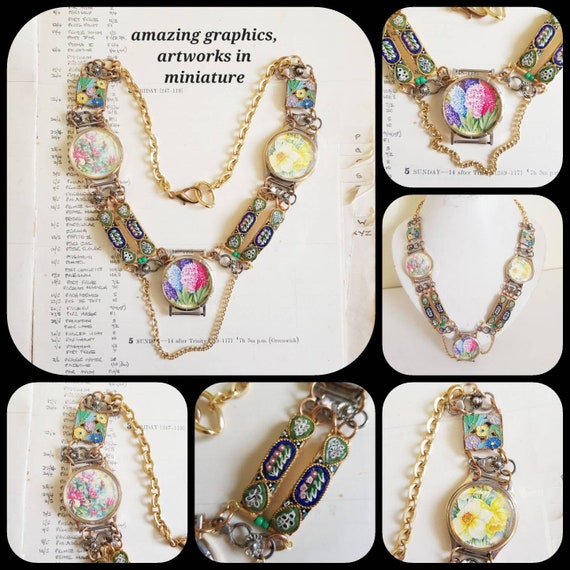 Antique Jewelry Assemblage Necklace Recycled Vintage Jewellery Handmade by Recycloanalyst