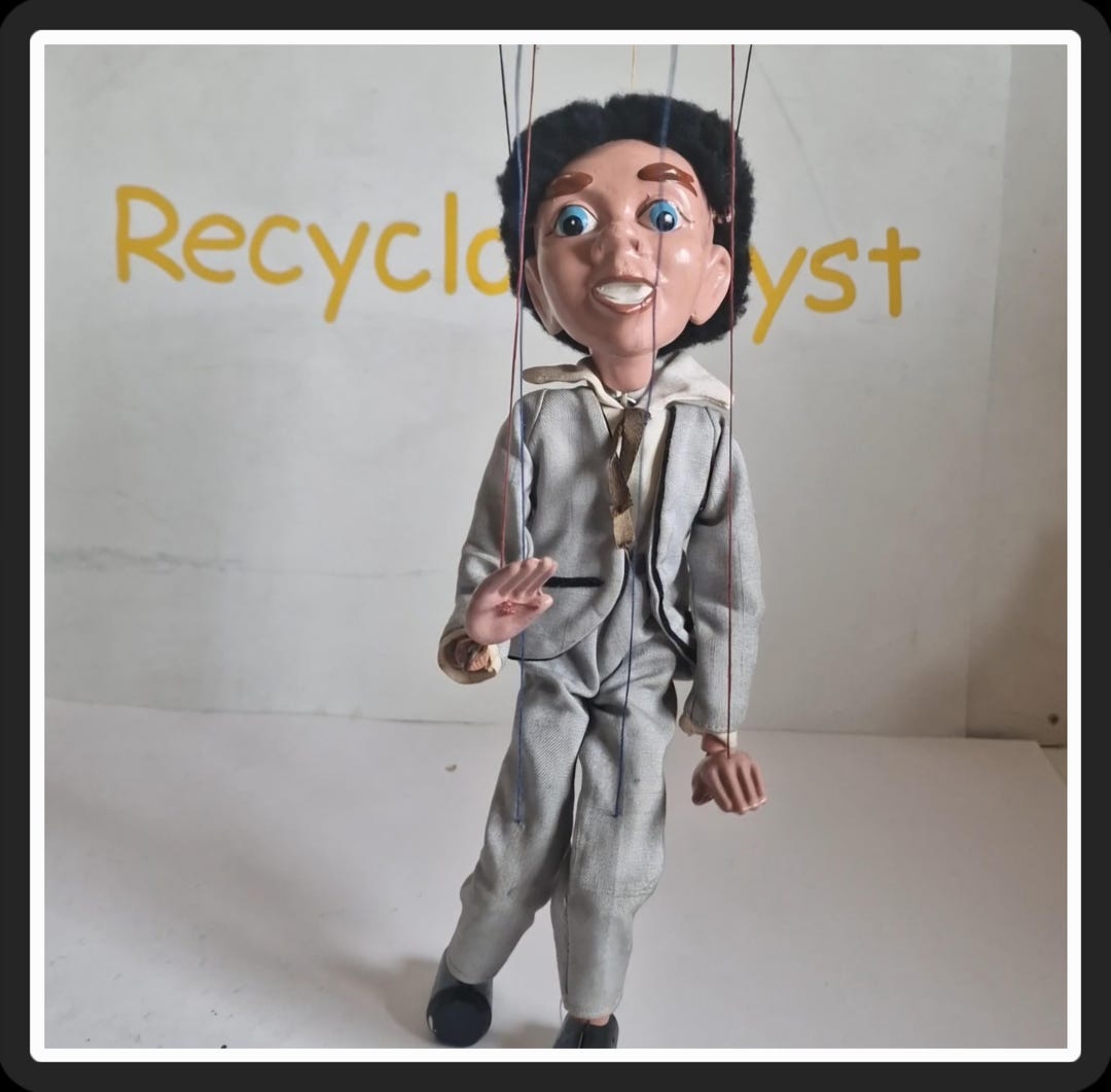 Pelham Pop Singer Puppet 1960s Musician - Vintage Handpainted Toy ...