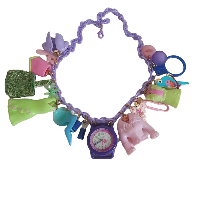 Kitsch Jewelry Toy Necklace Kidcore Asssemblage Jewellery Etsy UK