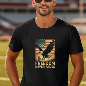 Style3 USA Flagge Herren T-Shirt Banner Vereinigte Staaten Von Amerika Us Stars Stripes, Größe:S, Farbe:Grau Meliert