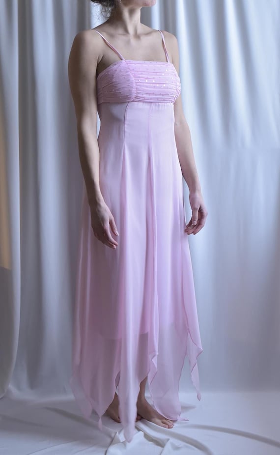 Vintage Y2K Beaded Jellyfish Dress: Fairycore Prom Gown - XS-S - Etsy Vintage Y2K Beaded Jellyfish Dress: Fairycore Prom Gown - XS-S - Etsy