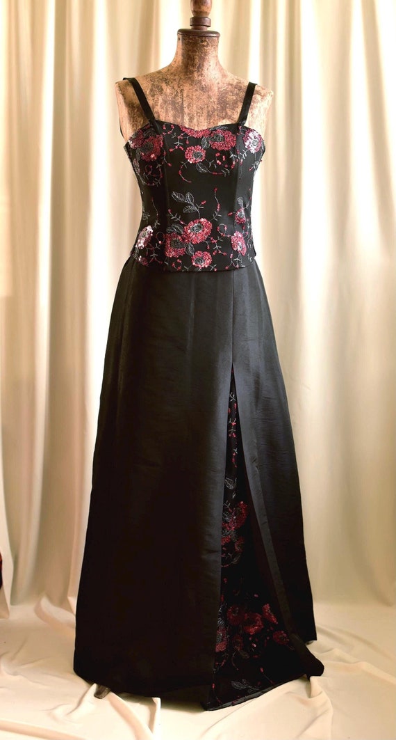 Vintage Y2K Gothic Corset Dress: Beaded Fairycore Prom Gown (S-M) - Etsy  Israel