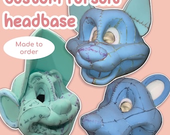Selbst modellierte Schaumstoff-Fursuit-Basis