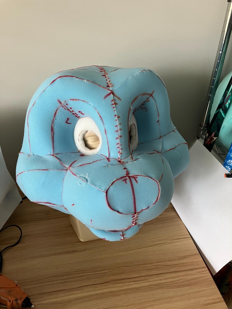 Bunny Fursuit Headbase Hollow Foam - Etsy