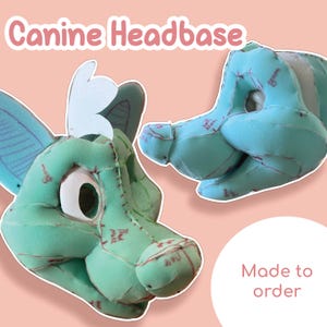 Canine Fursuit Headbase hollow foam