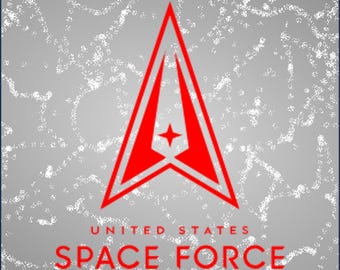 Laser Ready, Space Force Delta Seal SVG