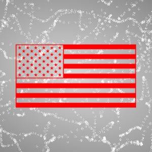 Laser Ready, American Flag SVG